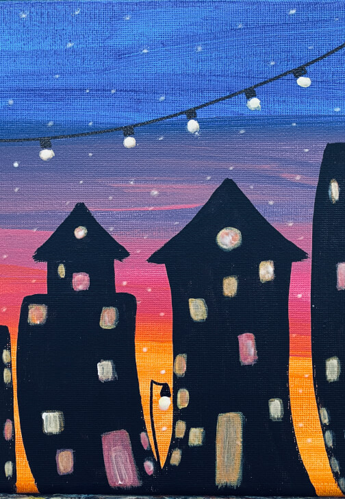 Little Town Acrylic Painting Workshop