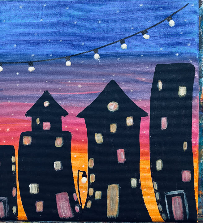 Little Town Acrylic Painting Workshop