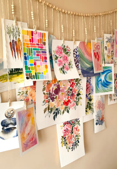 Loose Watercolour Flower Painting Class