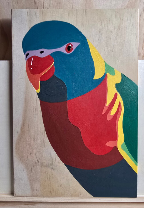 Lorikeet Painting Class for Beginners