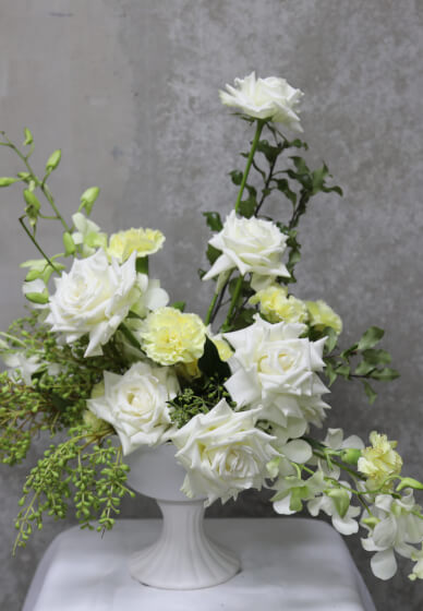 Luxury Floral Compote Arrangement Workshop