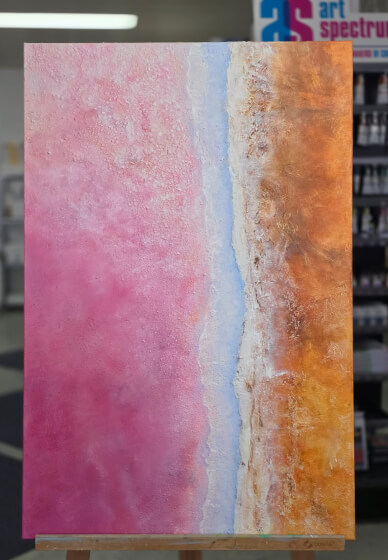 Luxury Textured Art Workshop: Create Your Own Large Artwork