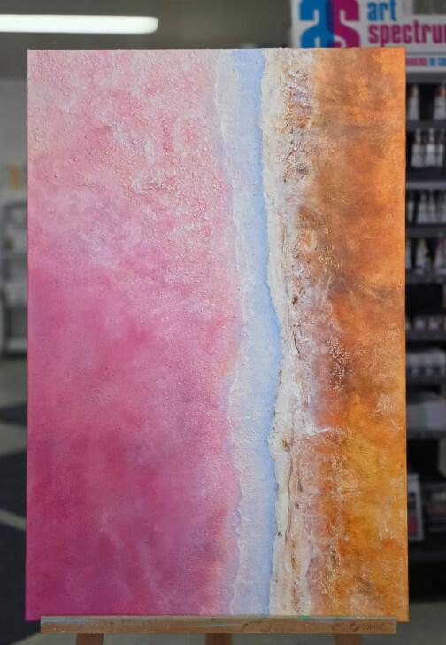 Luxury Textured Art Workshop: Create Your Own Large Artwork