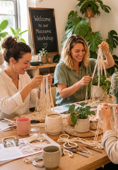 Macrame Plant Hanger Workshop