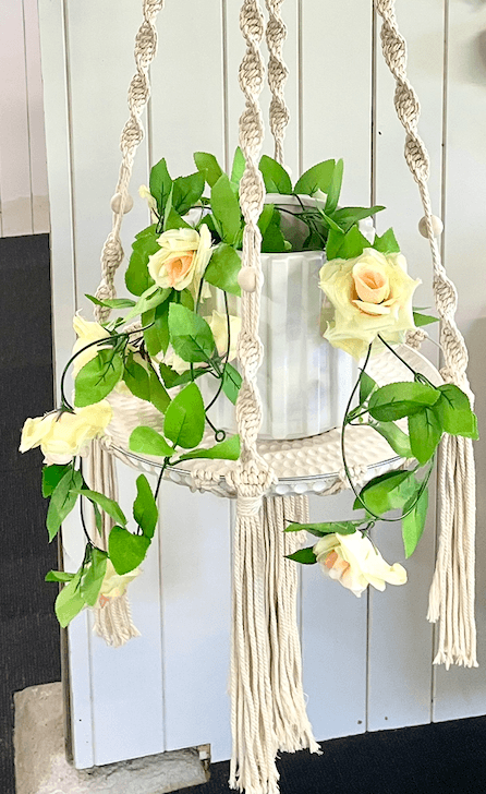Macrame Workshop: Hanging Round Tray or Cat Bed