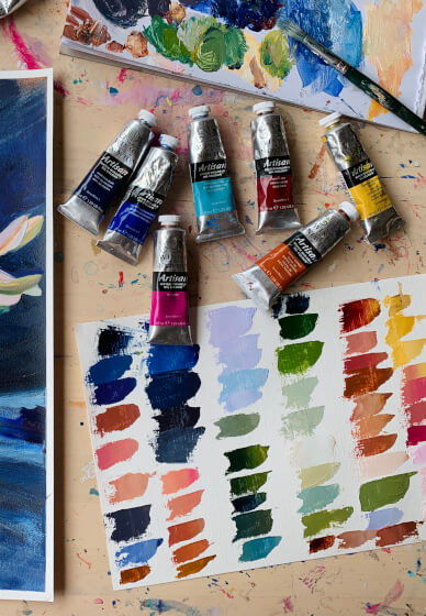 Magnolia and Banksia - Water Mixable Oil Painting Workshop