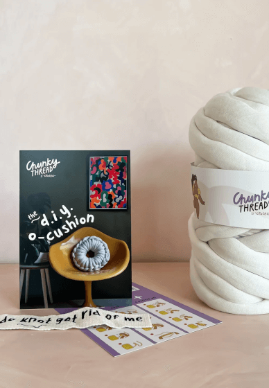 Make a Chunky Yarn Cushion at Home