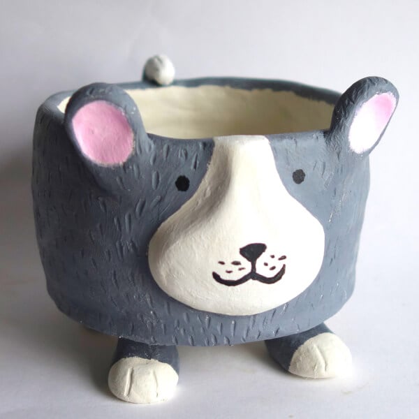Make a Clay Dog Vessel at Home | Online class & kit | Gifts | ClassBento