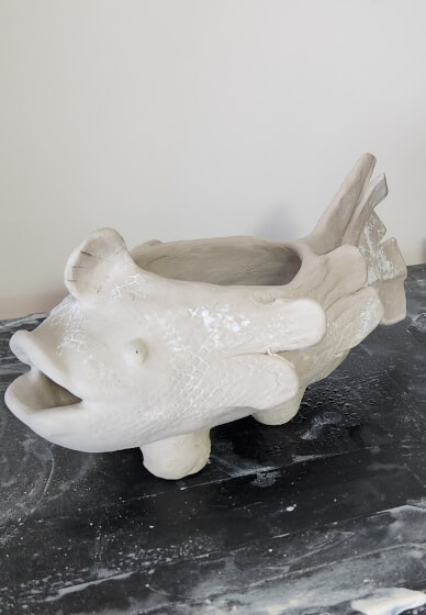 Make a Fish-Shaped Planter or Tea Light Holder Workshop