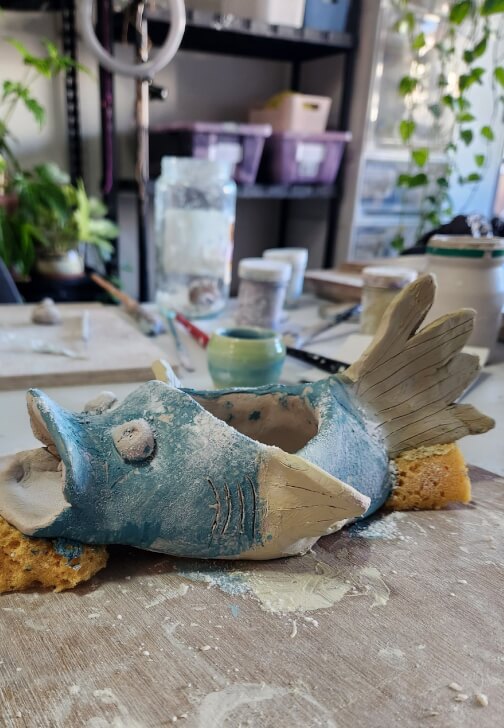 Make a Fish-Shaped Planter or Tea Light Holder Workshop