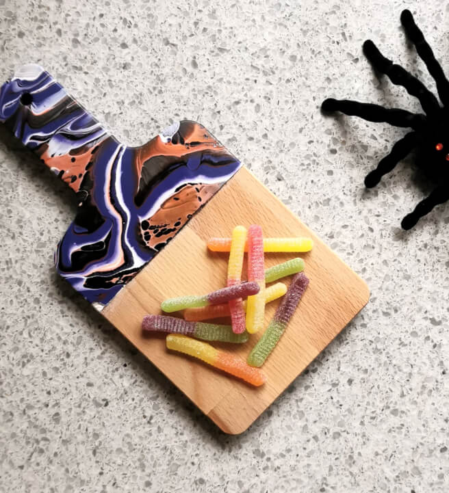 Make a Halloween Acrylic Art Serving Board Craft Kit