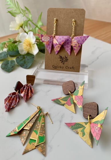 Make & Sip Origami Earring Workshop