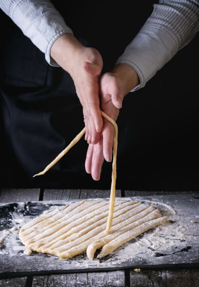 Make Hand Rolled Pasta for Team Building