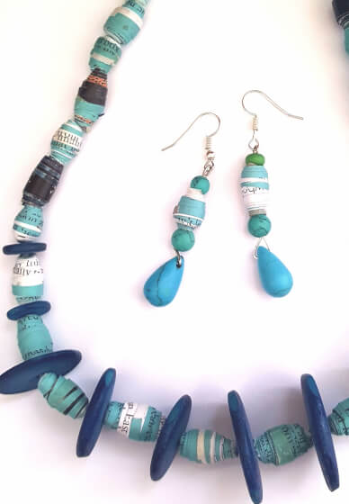 Make Paper Jewellery: Earrings and Necklace