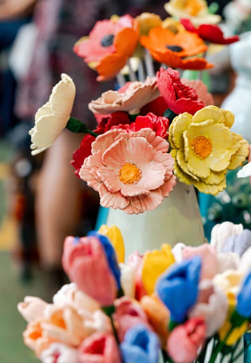 Make Your Own Ceramic Flowers Workshop - Gold Coast