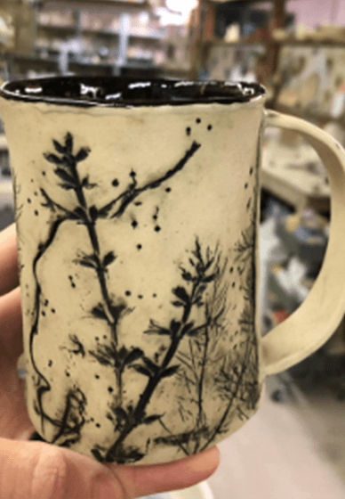 Make Your Own Natural Imprint Cup Class