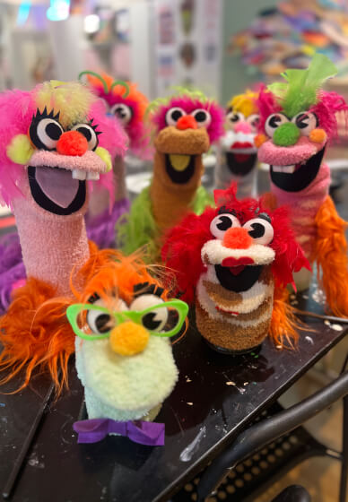 Make Your Own One-of-A-Kind No-Sew Puppet Workshop