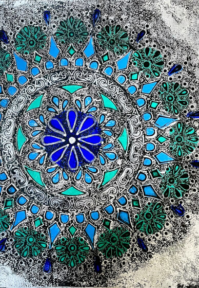 Gel Plate Mandala Art Workshop for Beginners