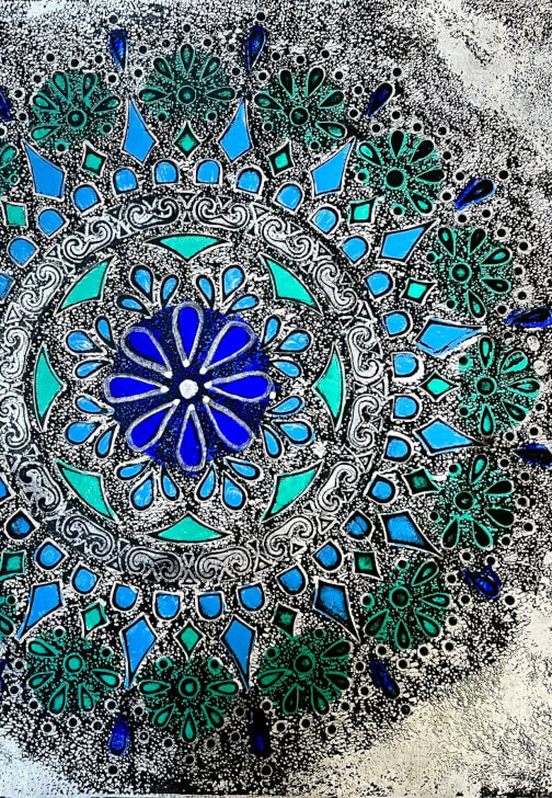 Gel Plate Mandala Art Workshop for Beginners