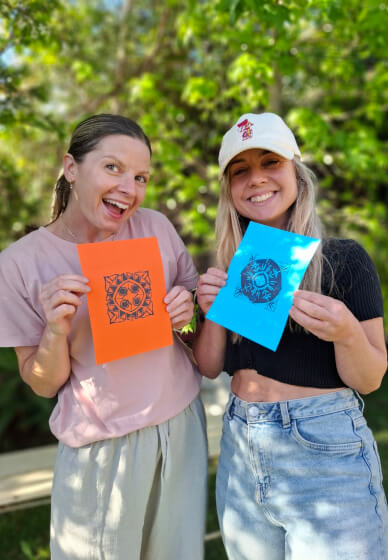 Mandala Lino Print Workshop