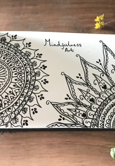 Mandala Mindfulness Art Class for Team Building
