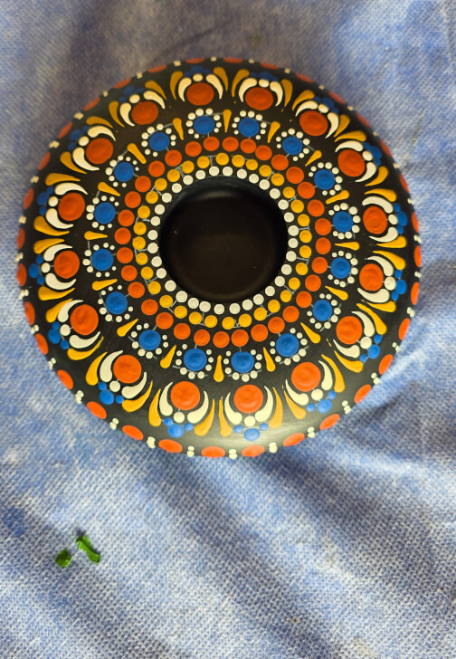 Mandala Stone or Candle Holder Painting Workshop