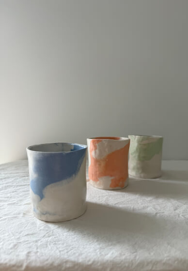 Marble Mug by Hand Building Clay Workshop