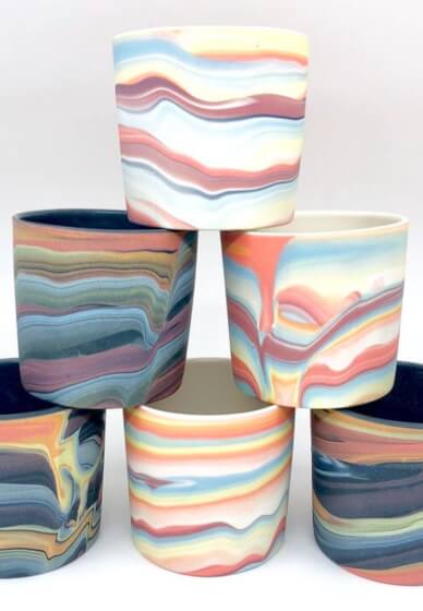 Marbling Pottery Art Course for Kids