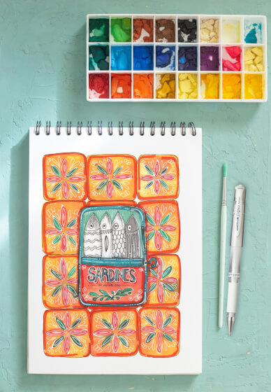 Mediterranean Inspired Watercolour Workshop