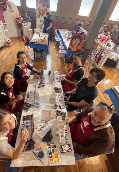 Melbourne's Pop-Up Paint and Sip Experiences