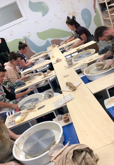 Mindful Pottery Wheel Class: Social Clay Session