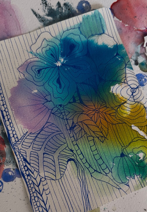 Mindful Watercolour and Zendoodle Workshop with Sound Healing