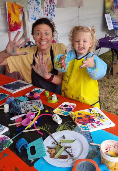 Mini and Me - Exploring Abstract Painting Workshop