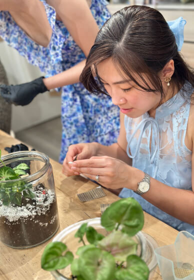 Mini Terrarium Workshop