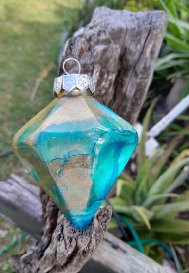 Mixed Media Christmas Ornament Workshop
