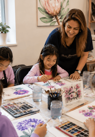 Mobile Art Workshop for School Holidays
