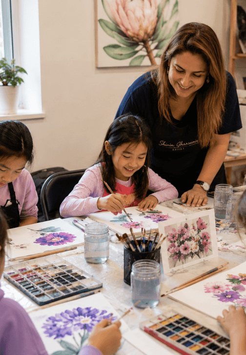 Mobile Art Workshop for School Holidays