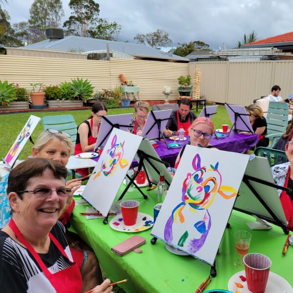 Mobile Paint and Sip Class Gold Coast Brisbane Events ClassBento