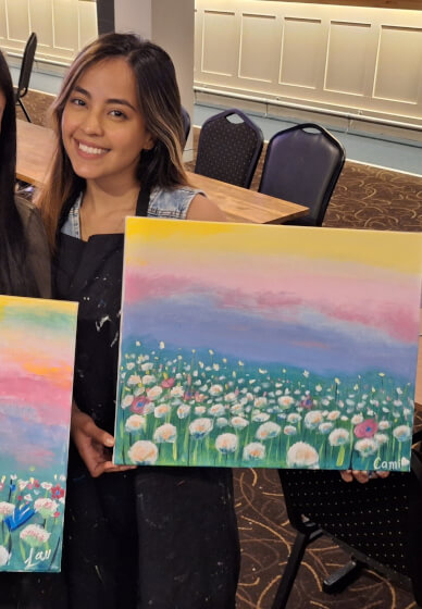 Mobile Paint and Sip Class Orange