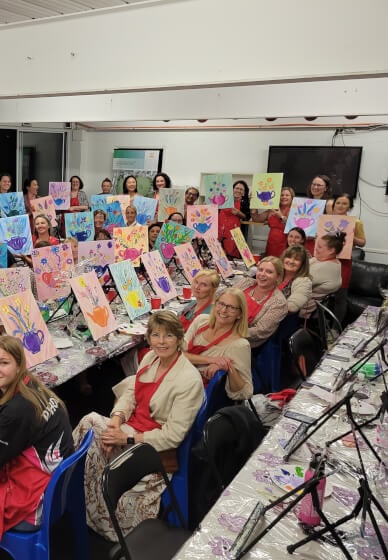 Mobile Paint and Sip Class - Sunshine Coast