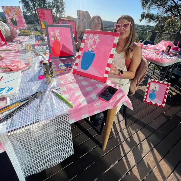 Mobile Paint and Sip Melbourne Events ClassBento