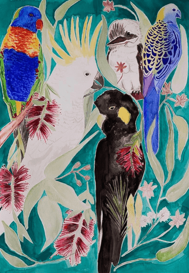 Australian Birds Watercolour Workshop