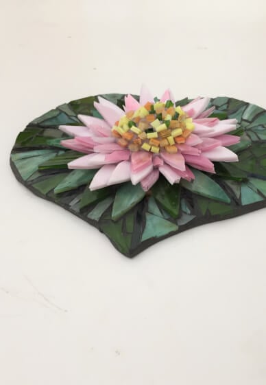 Mosaic Art Class: 3D Stained Glass Flower