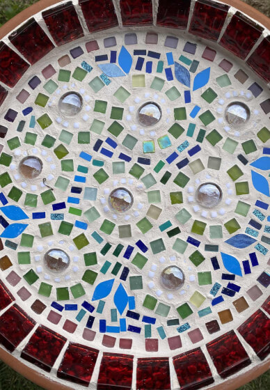 Mosaic Bee Bath Workshop