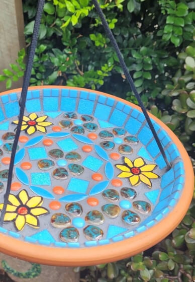 Mosaic Bird Feeder or Bee Bath Workshop