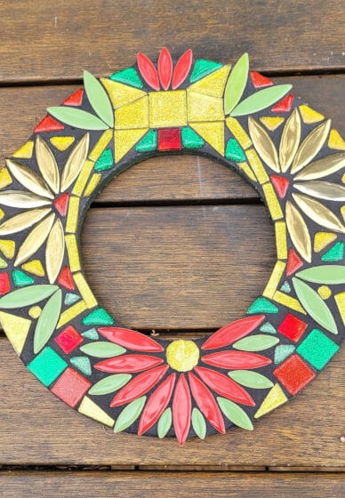 Mosaic Christmas Wreath Workshop