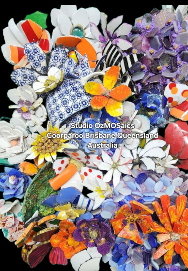 Mosaic Flowers 3D Mosaic Weekend Class