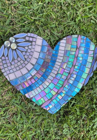 Mosaic Heart Hanging Workshop