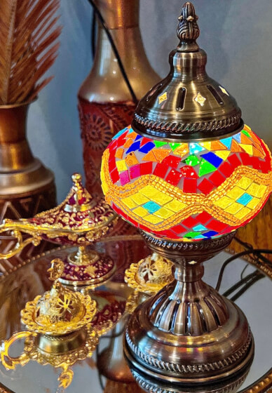 Mosaic Lamp Making Class