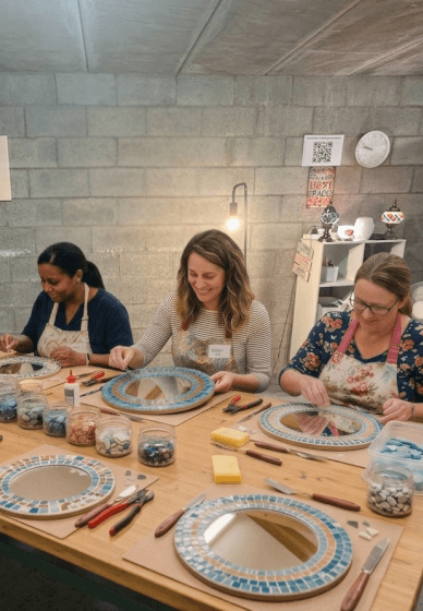 Mosaic Mirror Workshop